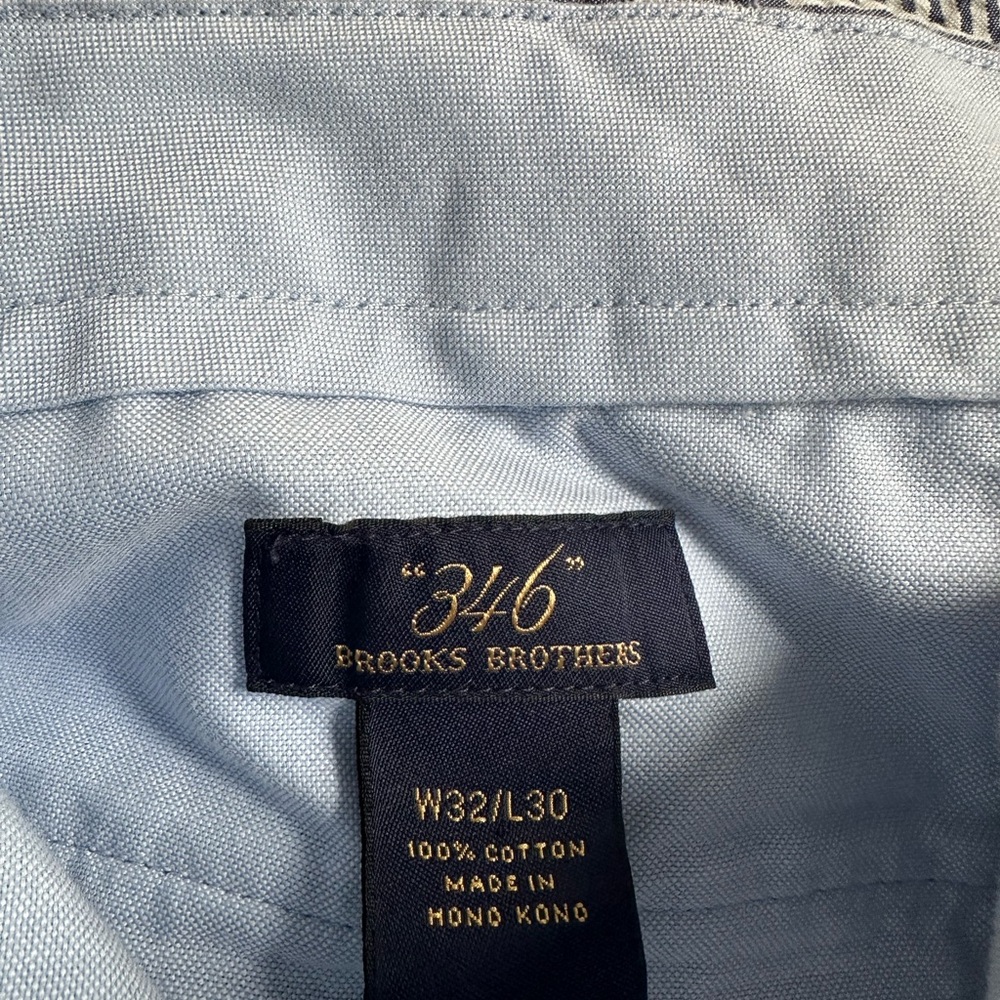 NEW Brooks Brothers 346 Blue Seersucker Mens Pants Summer Cotton Preppy Wedding - Picture 6 of 7